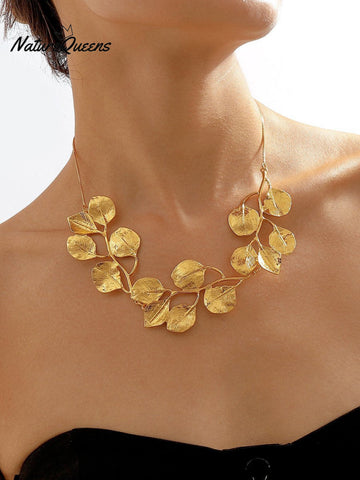 Retro Leaves Necklace