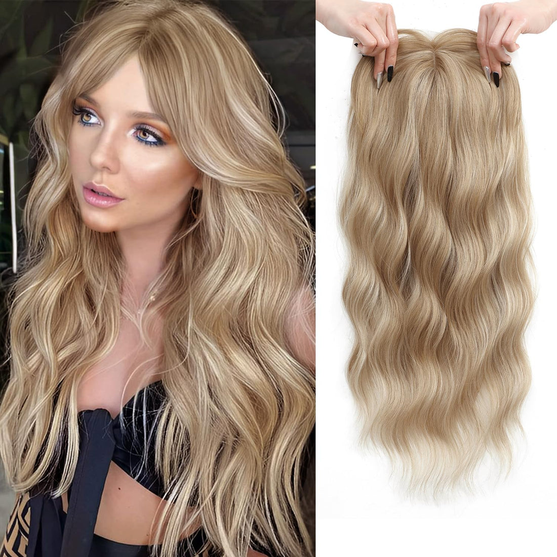 🌷2026 New Lightweight & Breathable Wavy Hair Topper