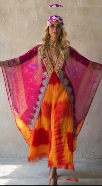 Bohemian Vacation Printed Kaftan2687