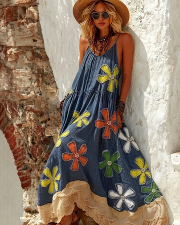 Women's Summer Vacation Fashionable and Elegant Dress 4894